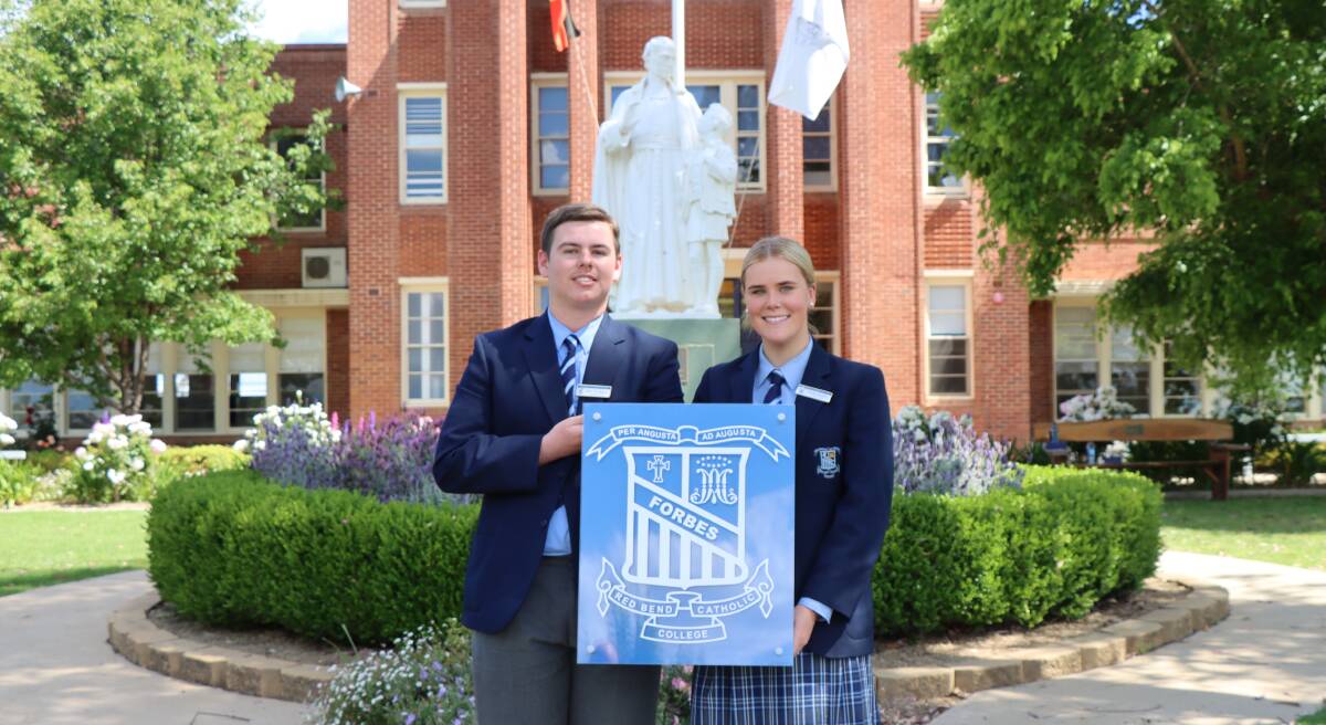 2022 LEADERS: Red Bend Catholic College captains Jake Ticehurst and Molly Beasley. Picture: Supplied