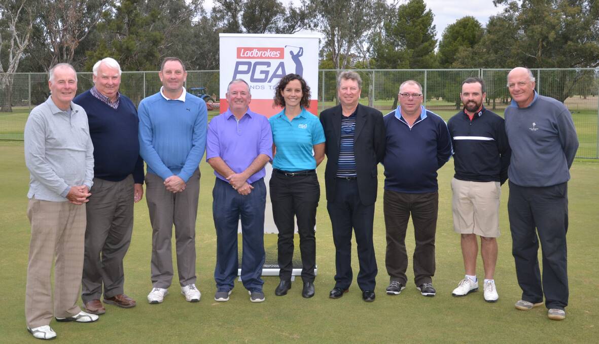 Michael Paterson, Mayor Graeme Miller, Bryce Mawhinney, John Onions, Anna Booth, Martin Peterson, Andrew Dukes, Simon Houstone and Andrew McDonald. 