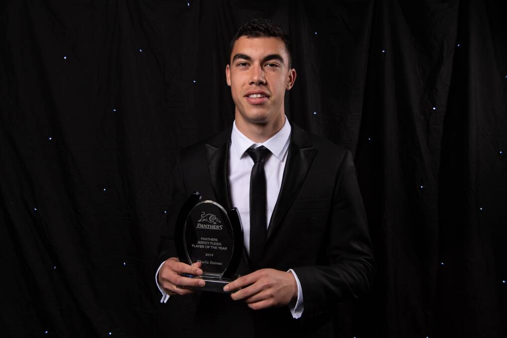 Charlie Staines was named Penrith Panthers Jersey Flegg Player of the Year. Photo Penrith Panthers.