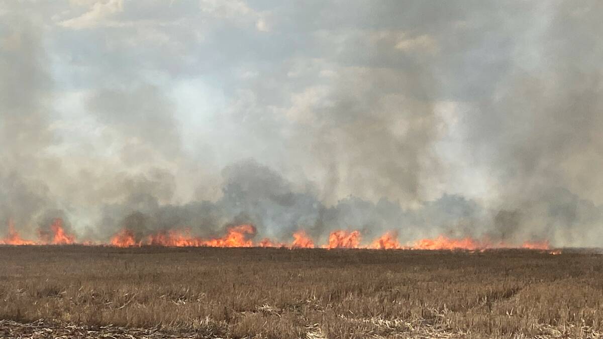 PROCEED WITH CAUTION: A controlled permit burn. Picture: RFS MID LACHLAN VALLEY
