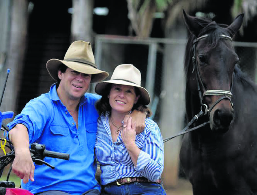 Sam Bailey, who is pictured with his wife Jenny, will share his story at the Garema gathering on March 5.