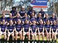 Coach Troy Gosper and the Lachlan Under 18s ready for the Western Women's Rugby League grand final. Picture supplied