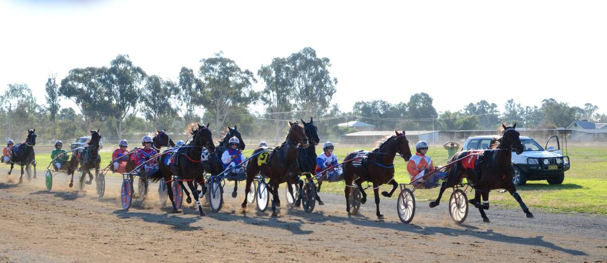Pacing at Forbes on Anzac Day.