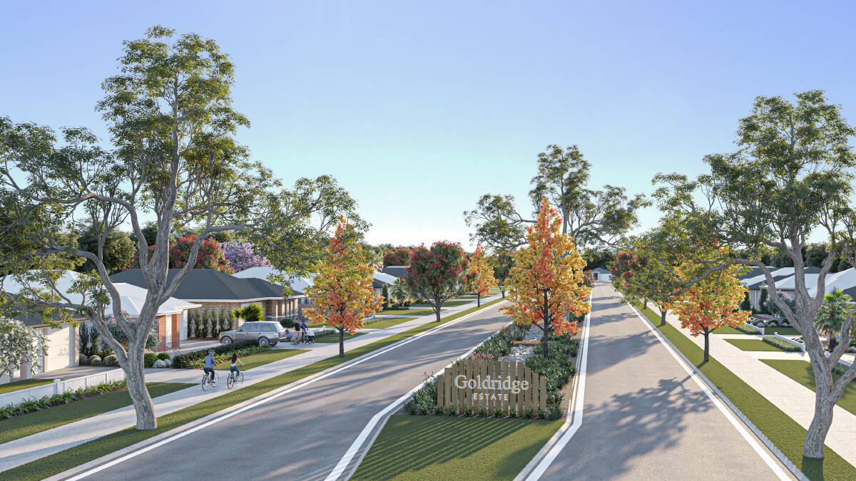 LAND RELEASE: An impression of the entrance to Goldridge Estate. Picture: Supplied
