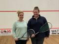 WOMEN'S A GRADE: Michelle Bentick and Shanna Nock battled it out on court for honours. Picture: SUPPLIED