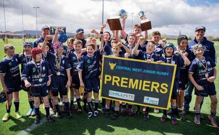 MAKING HISTORY: The Forbes Junior Platypi Under 12s were named the 2020 premiers after defeating Wellington Redbacks. Picture: SUPPLIED