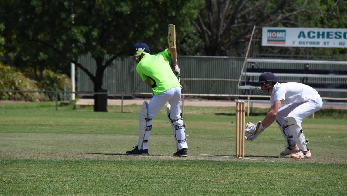 Jade Page faces the bowler for Forbes' under 17s. Weather permitting, you'll be able to catch junior cricket action on Grinsted and South Circle ovals this Saturday morning.