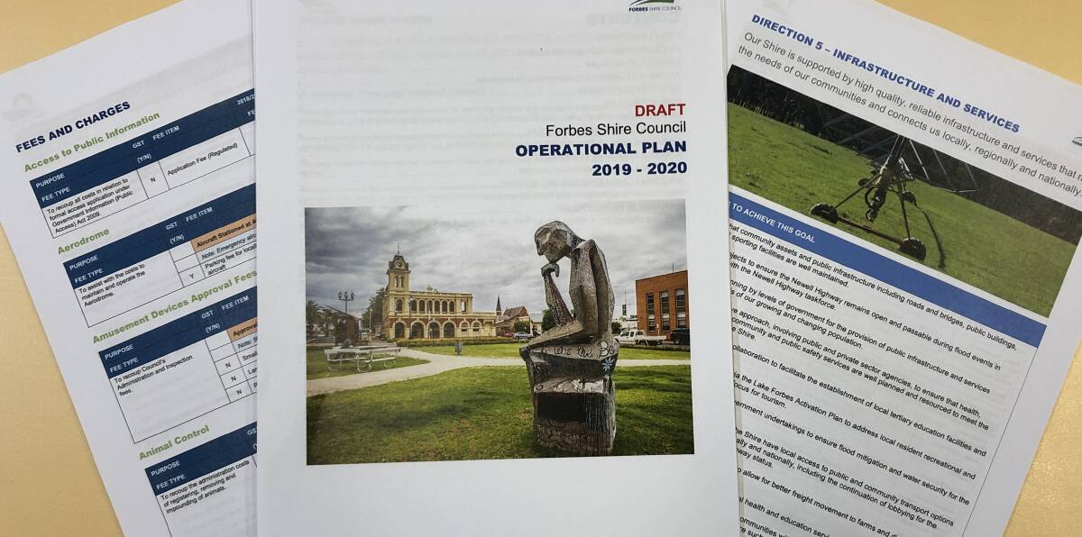 Forbes Shire Council's draft 2019-2020 operational is now on public exhibition.