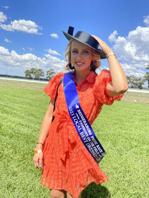 Best dressed local lady Bronte O'Shannessy in 2023. File picture