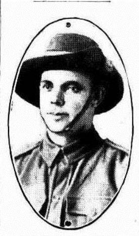 Private C A Gage was remembered in the Forbes Advocate in 1917.