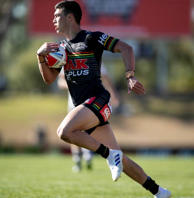 Charlie Staines was named man of the match in Sunday's Canterbury Cup victory. Photo Penrith Panthers. 