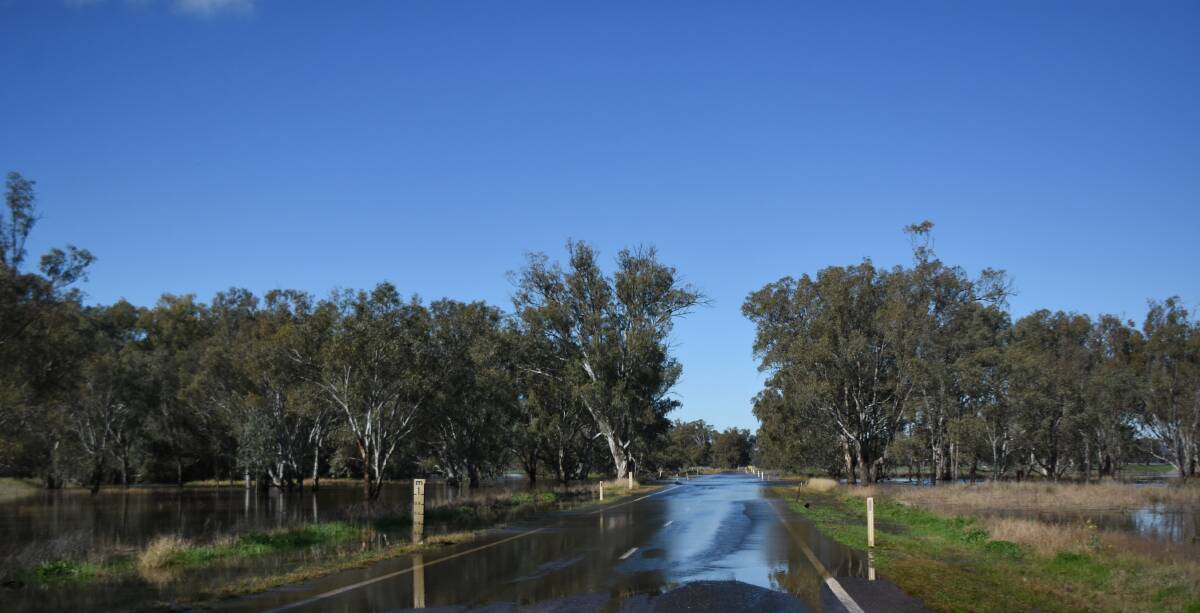 There's more than $600,000 in State funding for patching of Bedgerabong Road, which has had some sections under water during September flooding.