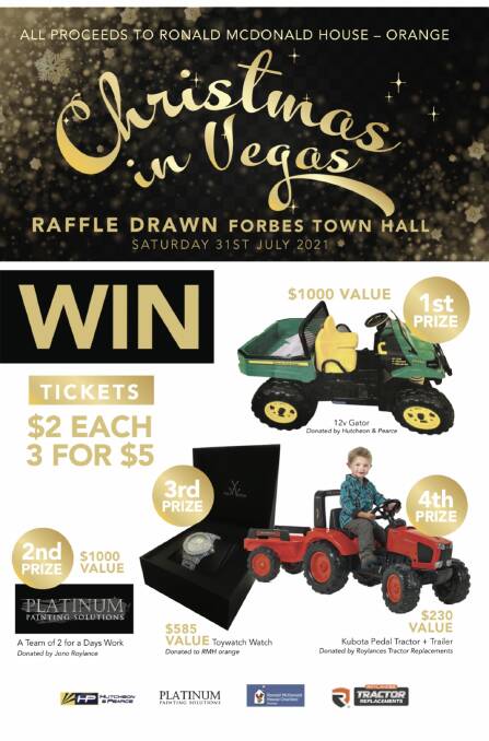 Raffle to support RMHC