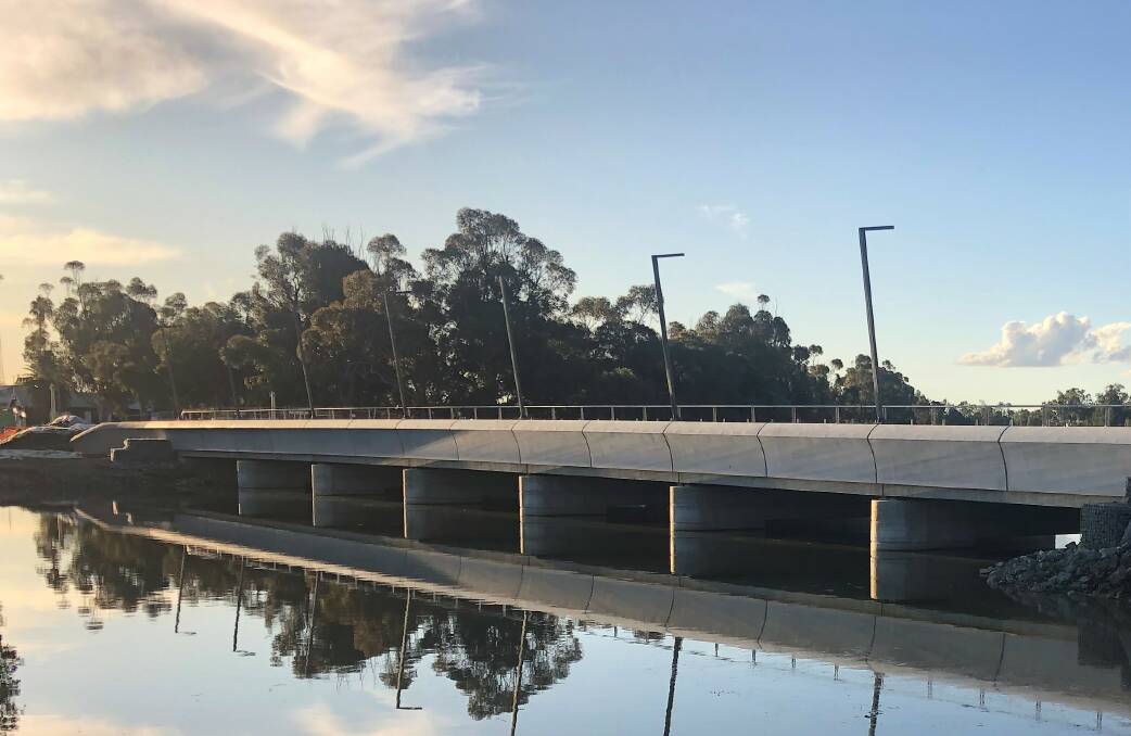 The brand new Camp Street Bridge. Photo courtesy Transport for NSW.