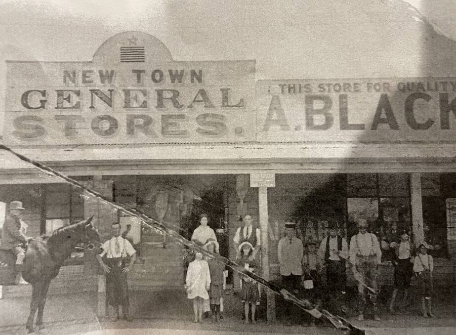 The image of A Black's store in Forbes that has been brought to Forbes Family History by descendants seeking out information on it. 