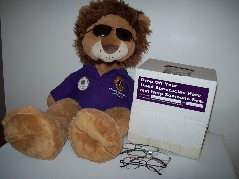 Can you donate a disused pair of reading glasses to the Lions? 