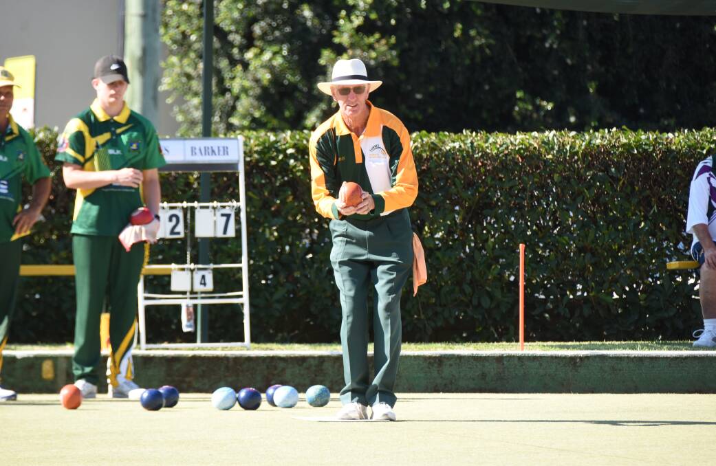 FINE FORM: Dennis Byrnes was one of the successful Forbes pennants bowlers who travelled to Parkes. Picture: FILE