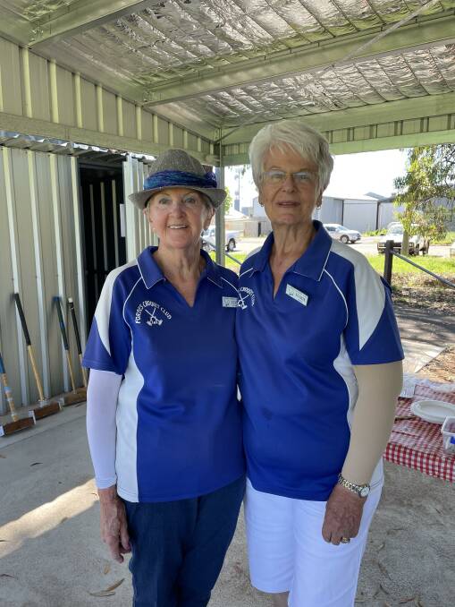 CROQUET: Marie Spry celebrated her birthday pictured her with club President and Lifelong friend Elvy Quirk. Picture: Supplied