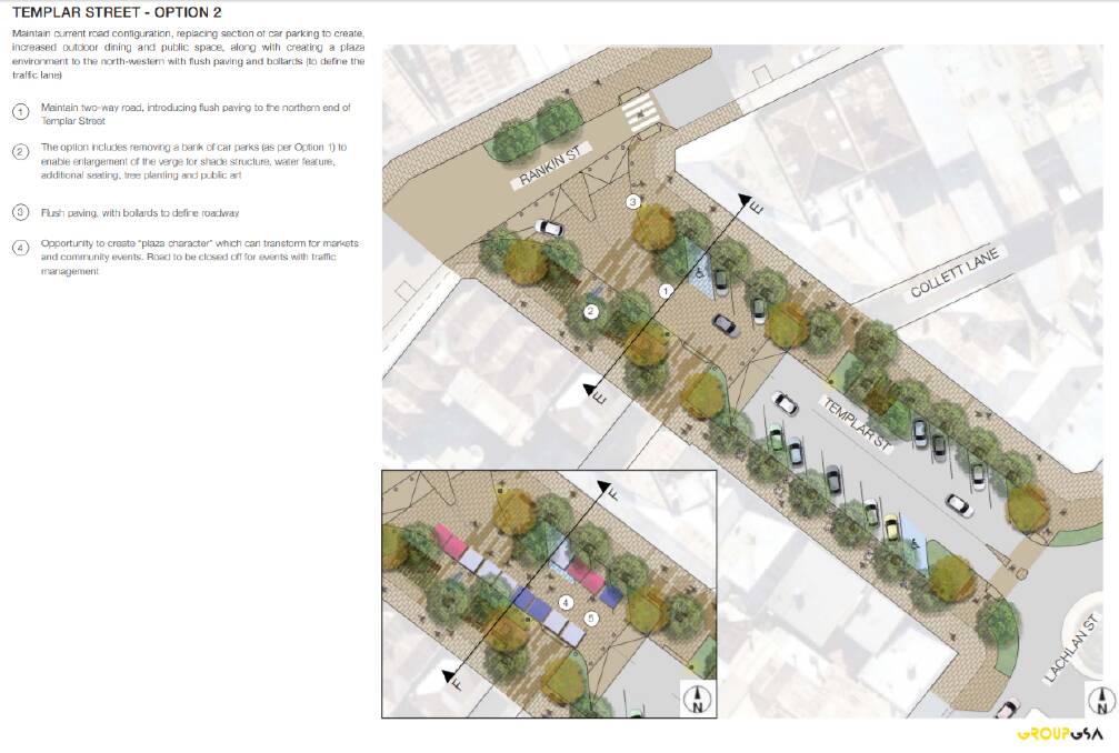 The options for Templar Street all involved losing some parking and councillors decided that wasn't acceptable. 