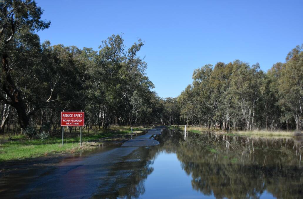 BE PREPARED: The Lachlan River has risen to minor flood levels at Jemalong again, take care on the roads. Picture: File