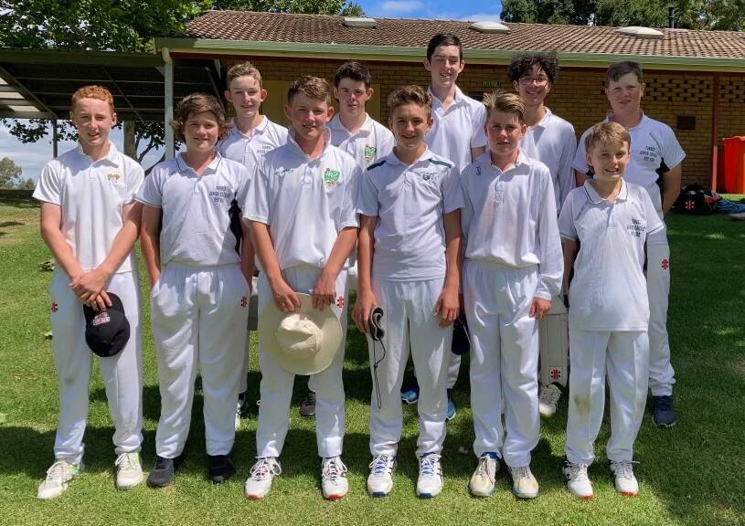 REPRESENTATIVE 14S: The Forbes Junior Cricket 14s host Dubbo this weekend. Picture: SUPPLIED