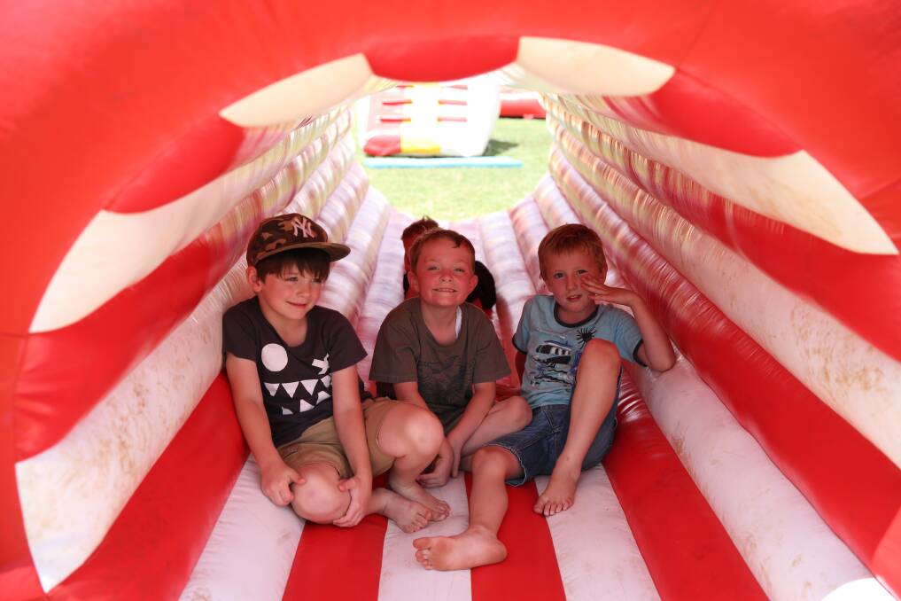 FUN RETURNS: The giant inflatable obstacle course that is the Obstacool comes to Lions Park this Sunday! Picture: FILE