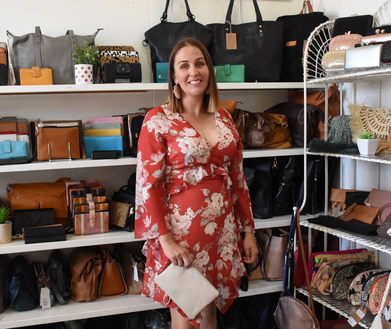 Looking for Fashions on the Field inspiration? There's plenty on offer in Forbes. Sheena Bull is pictured with dress and accessories at Little Extras.