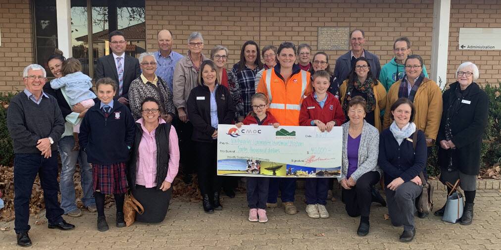Forbes organisations were amongst those who shared in $40,000 funding through the Northparkes Community Investment Program.