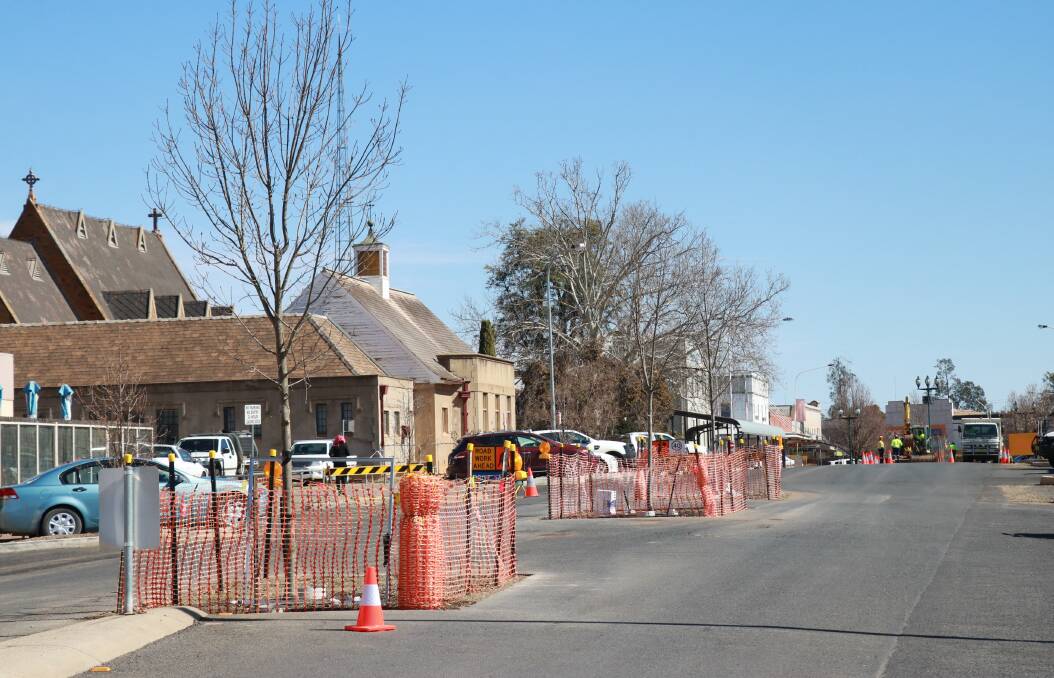 Templar Street has been closed this week while new street trees have been planted. 