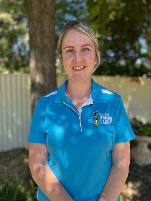 STUDY AND WORK: Emily Ball is studying through TAFE and working in childcare in Forbes. Picture: SUPPLIED