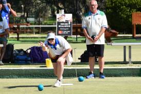 Grace Rixon on the Forbes Sports and Recreation Club greens. Picture by Jenny Kingham
