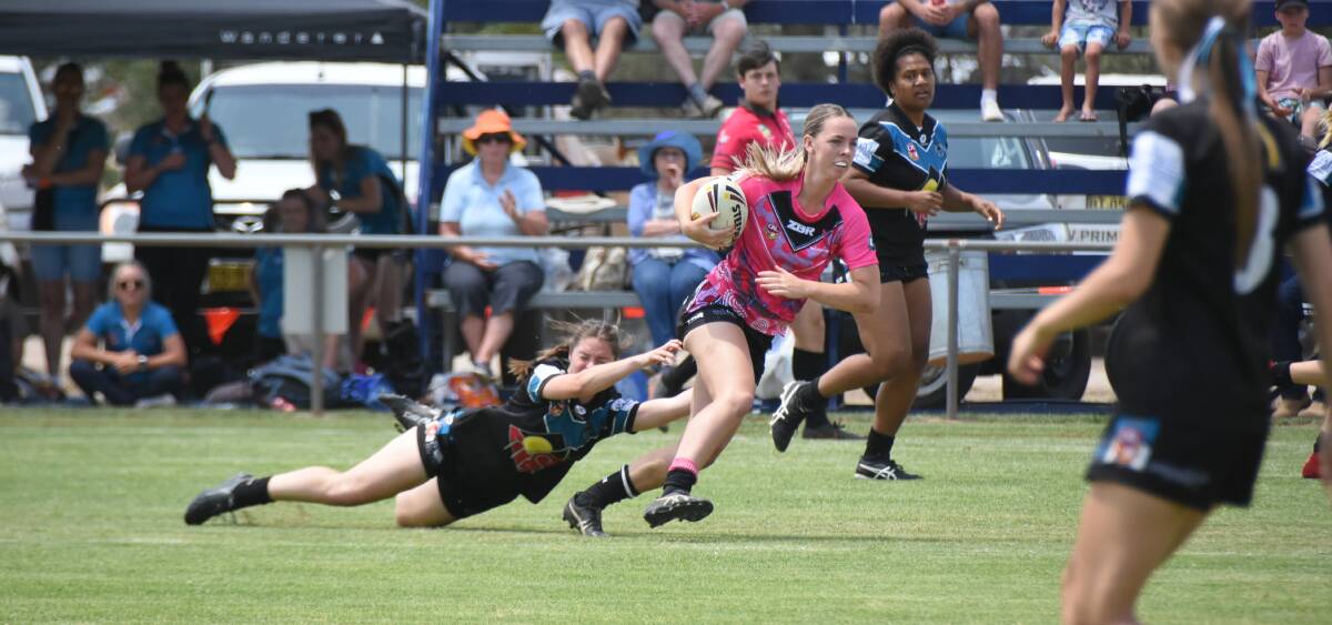 Parkes' India Draper scored four tries in the 18s to see the Goannas win the 18s grand final.