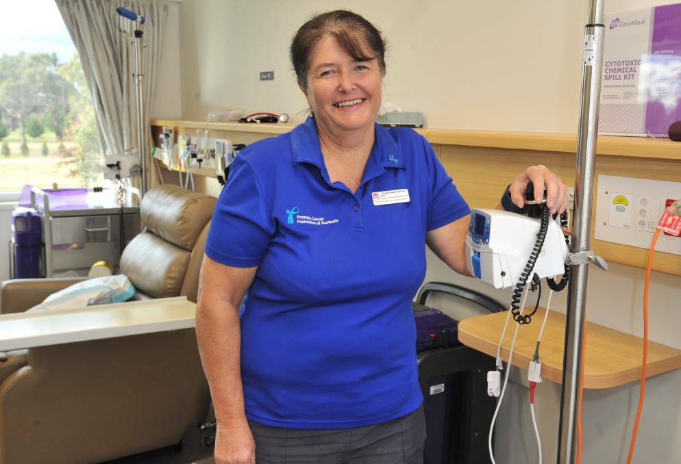 Orange-based prostate cancer support nurse Lindy Ostini. Photo Central Western Daily.