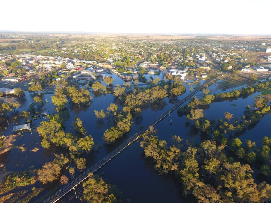 SATURATED: Forbes has recorded more than 900mm or 36 inches of rain by November 25 with a La Nina declared. Picture: Craig Dwyer