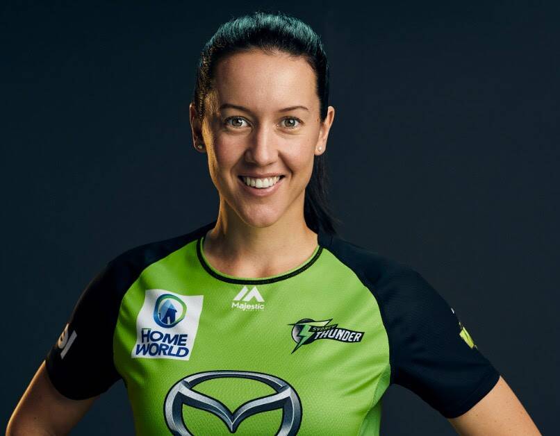 ACROSS THE DITCH: After playing in the WBBL for Thunder, Lisa Griffith has now linked with Otago. Photo: SYDNEY THUNDER