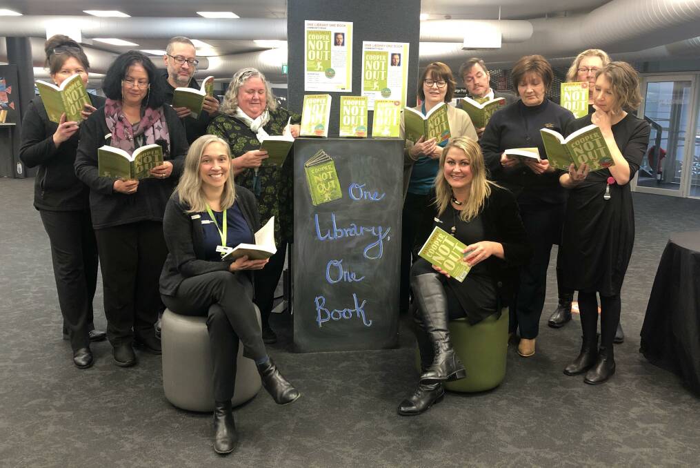 Central West Libraries staff catch up with Justin Smith's book, Cooper Not Out.