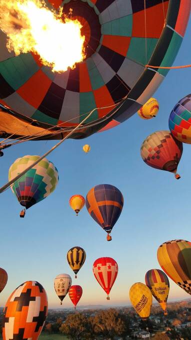 EXCITING: Australia's largest hot air balloon festival, draws visitors from all over. Photos: Supplied