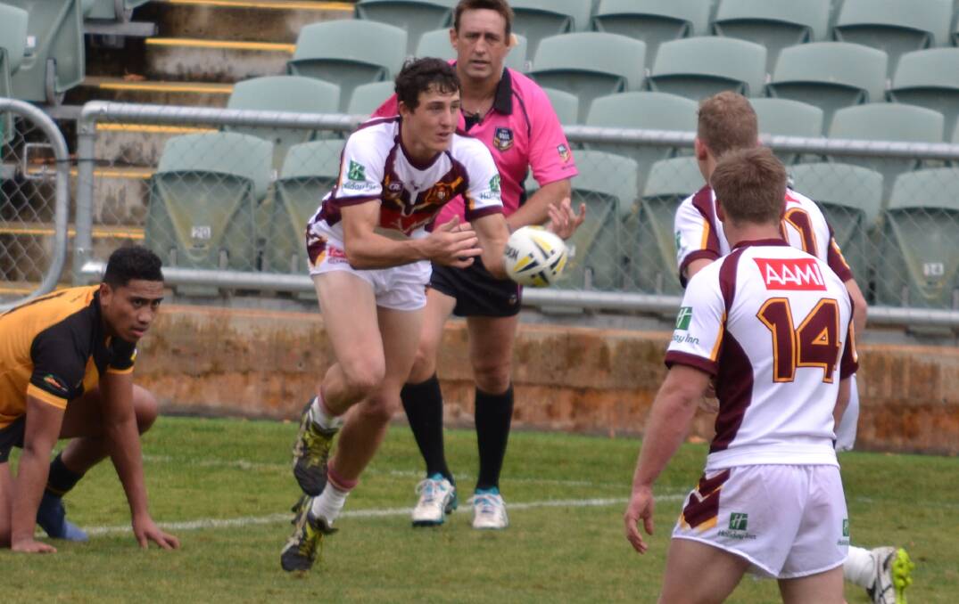 HOT PIES: Forbes gun Mitch Andrews scored two tries in NSW Country under-18s big win in Perth on Saturday. 