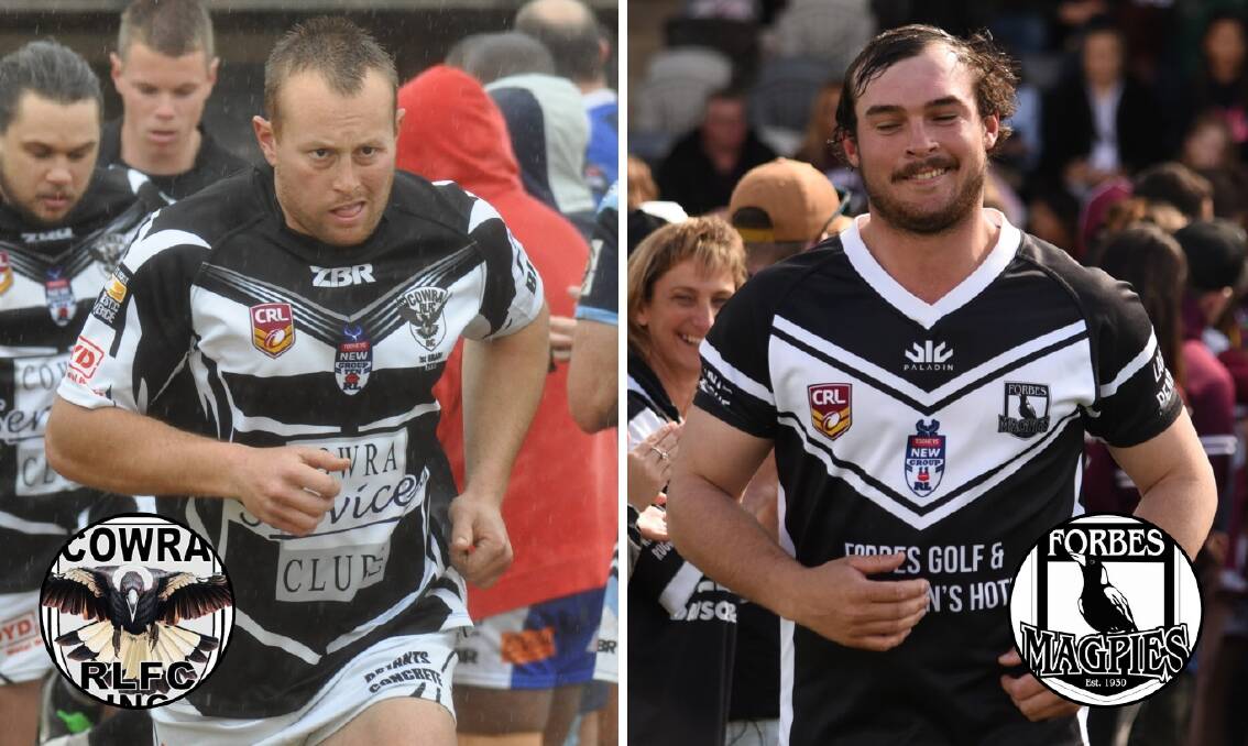 ONE WIN AWAY: Josh Rainbow and Ben Maguire are two key players for their respective sides ahead of Sunday's Group 10 and Group 11 deciders, where Cowra will play Panthers and Forbes faces CYMS. 