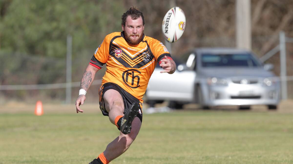 LIKE A TIGER: Jayden Brown led Canowindra to a big win over the Burrangong Bears. Photo: RS WILLIAMS