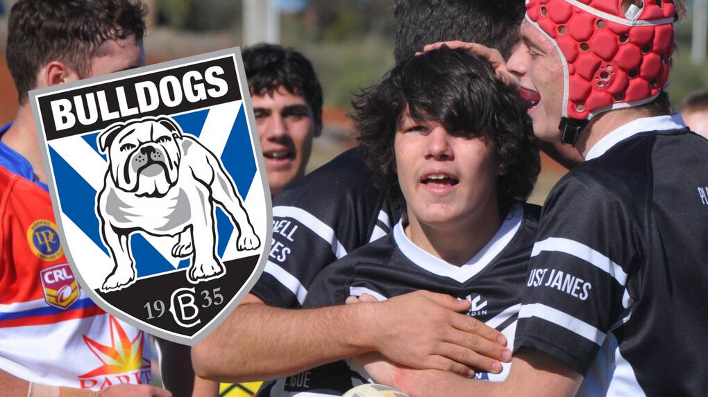 WHO LET THE DOGS OUT: Forbes' Jack Hartwig will line up for Canterbury in the future after linking with the NRL club. 