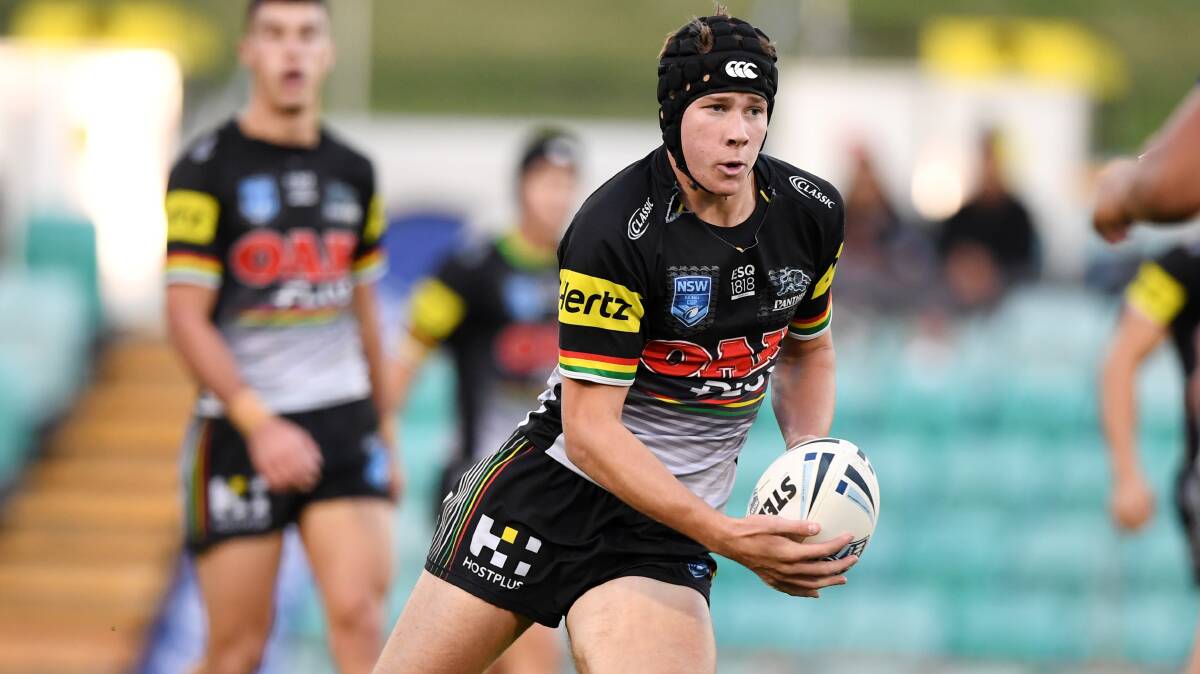 SIMPLY THE BEST: Matt Burton was named man of the match in Penrith's win over Canterbury on Saturday. Photo: NRL Photos