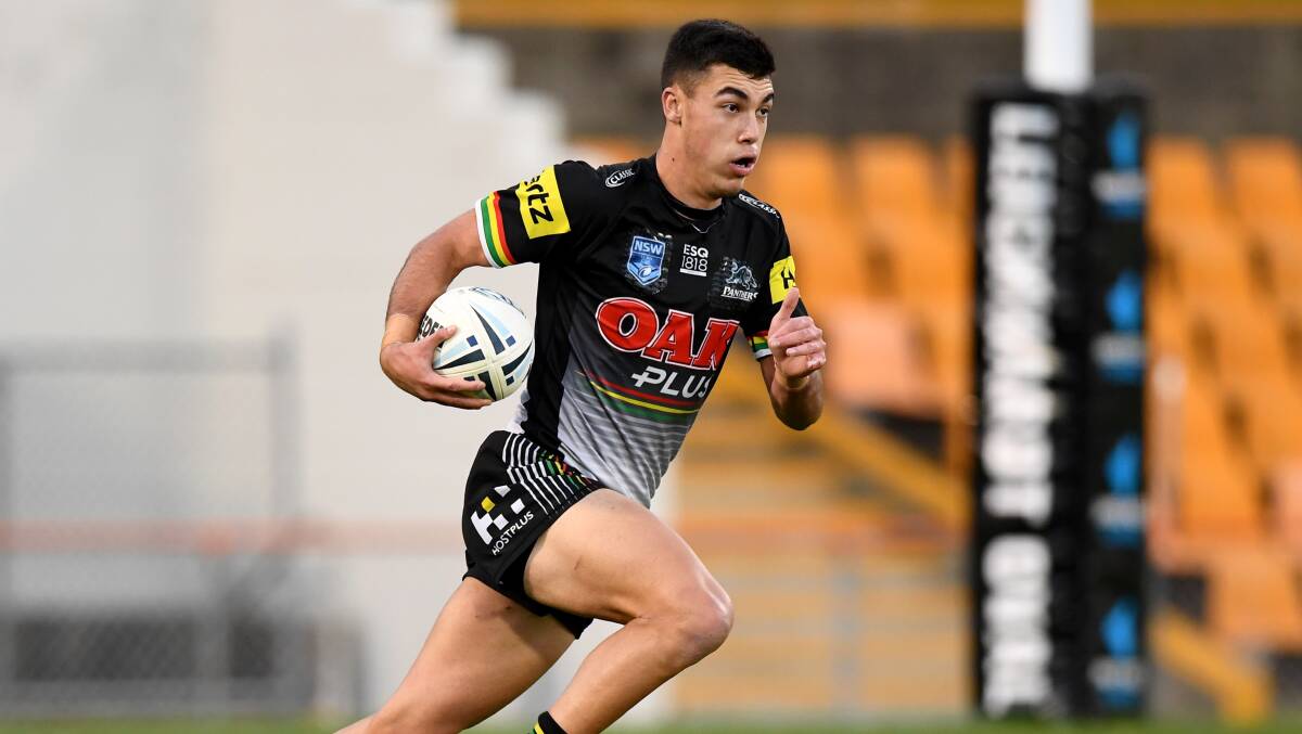 TOO GOOD: Charlie Staines scored a try in Penrith's win in the SG Ball grand final on Saturday. Photo: NRL Photos