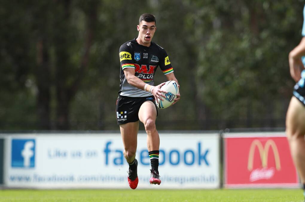 LIGHTNING: Charlie Staines has been hard to handle at the back for Penrith this season. Photo: PENRITH PANTHERS