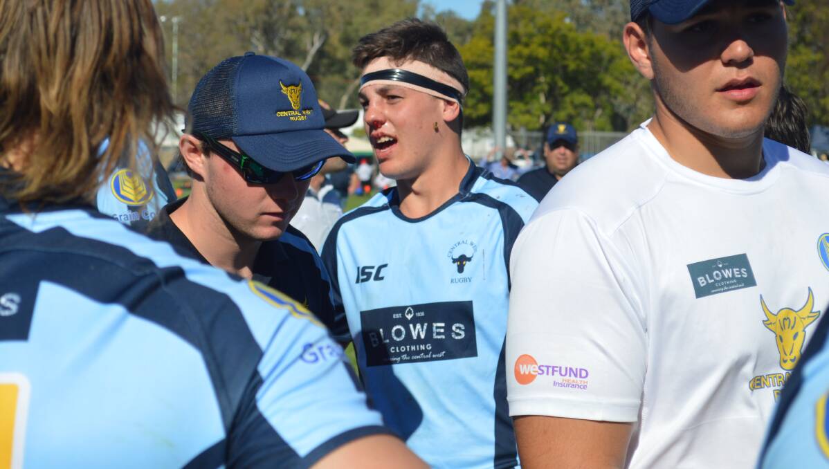 GUTSY: Sam Greatbatch nurses a broken nose after Central West's Rowlands Cup loss, he was one of the side's best over the weekend and must be considered a NSW Country chance. Photo: MATT FINDLAY
