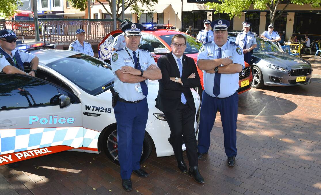 Geoff McKechnie, Troy Grant and Michael Corboy warn there will be more police than ever before on western roads to stop fatalities. 