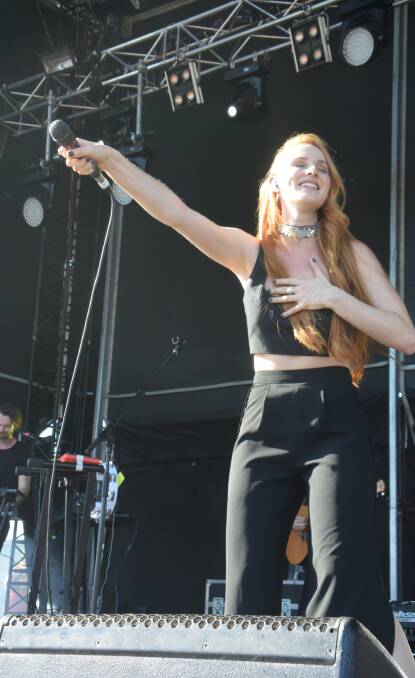 Forbes' own Vera Blue returned to her hometown, performing for the crowd at her second VANFEST music festival.