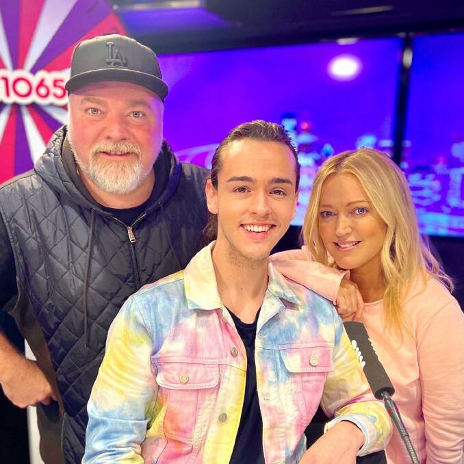 BIG DAY: Mitch Coombs, who worked for Kyle and Jackie O on their popular show on KIIS FM, went full circle and appeared on the show as a guest. Photo: SUPPLIED.