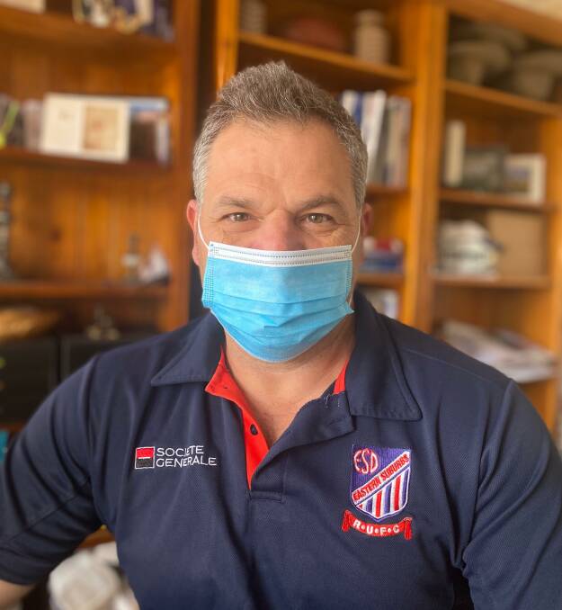 LEADING THE WAY: Member for Orange Phil Donato isolates in his home office during the COVID-19 stay at home order for the Orange LGA. Photo: SUPPLIED.
