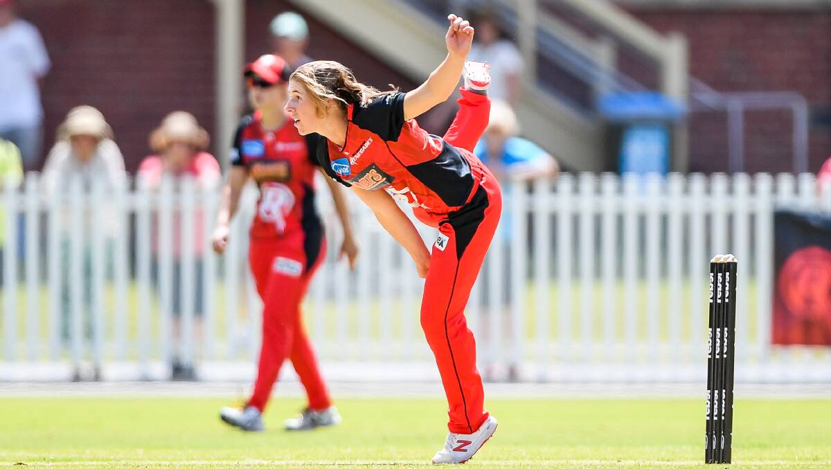 NEXT STEP: Georgia Wareham will move from green and gold to Melbourne Renegades' red for the upcoming WBBL season. Picture: Morgan Hancock